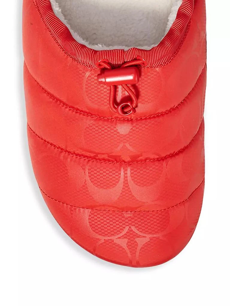 商品Coach|Rachelle Monogram Quilted Nylon Slippers,价格¥408,第3张图片详细描述