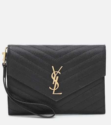 商品Yves Saint Laurent|Cassandre matelassé leather clutch,价格¥5552,第1张图片