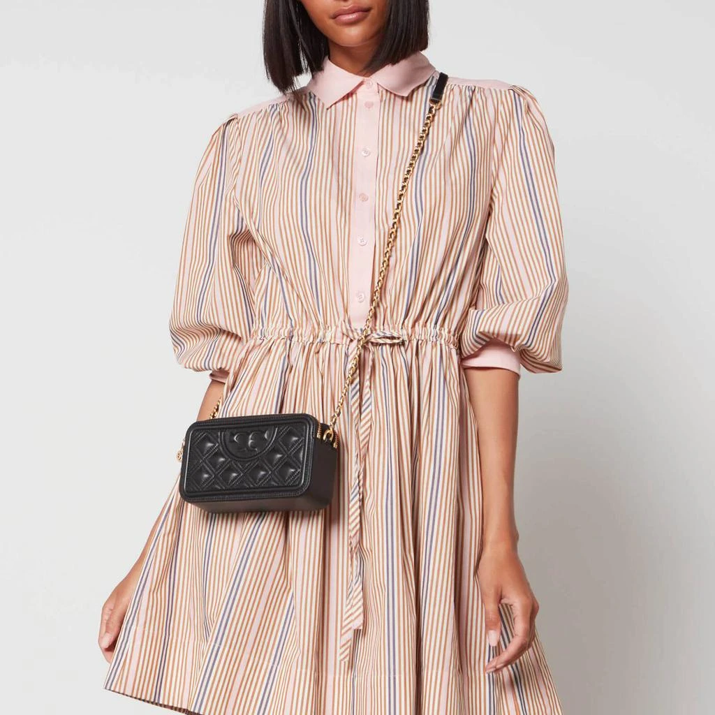 商品Tory Burch|Tory Burch Women's Fleming Double-Zip Mini Bag - Black,价格¥1879,第2张图片详细描述