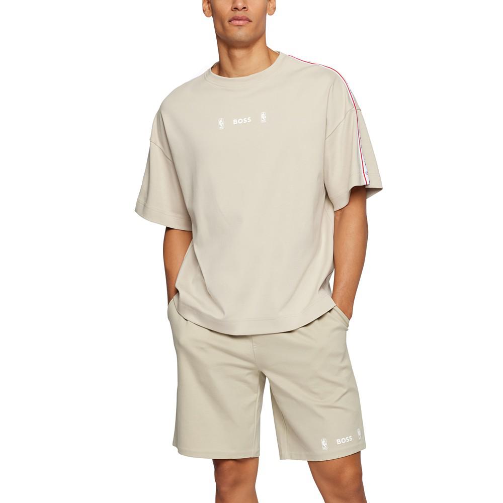 BOSS x NBA Men's Relaxed-Fit T-Shirt商品第3张图片规格展示