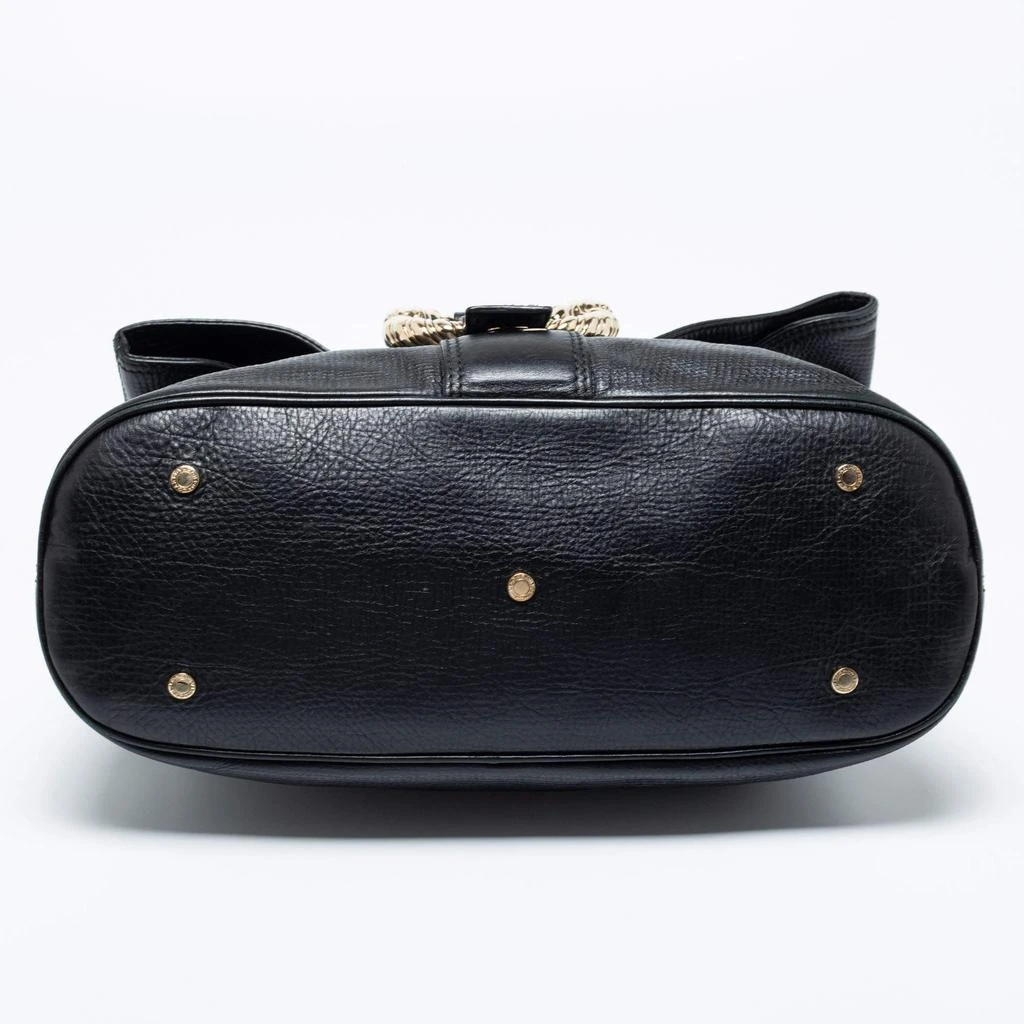 Bvlgari Black Textured Leather Leoni Shoulder Bag 商品