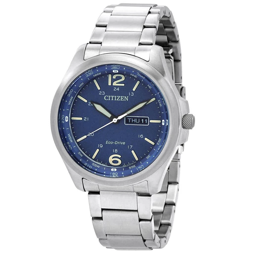 商品Citizen|Eco-Drive Blue Dial Men's Watch AW0110-82L,价格¥915,第1张图片