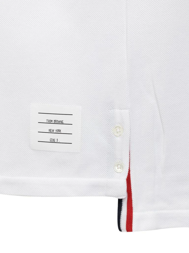 商品Thom Browne|Thom Browne Classic Pique Stripe Relaxed Polo Shirt,价格¥2496,第3张图片详细描述