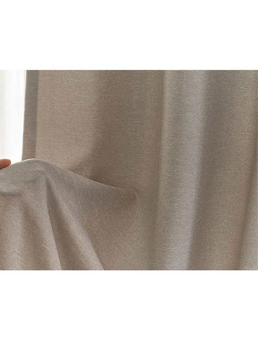 商品DECOVIEW|Midnight Linen Style Blackout Curtain (Set of 2)_Deep Beige,价格¥605,第4张图片详细描述