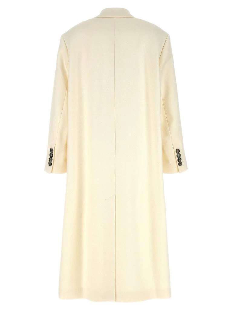 商品AMI|Double-Breasted Coat Coats, Trench Coats White,价格¥4879,第2张图片详细描述