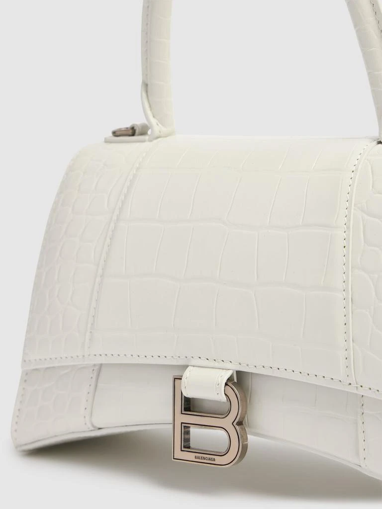 商品Balenciaga|Small Hourglass Embossed Leather Bag,价格¥23199,第4张图片详细描述