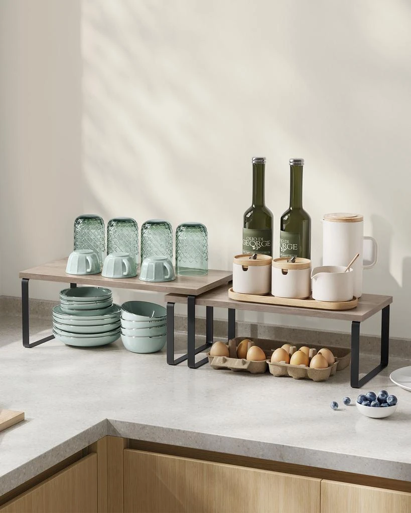 商品BreeBe|Set of 2 Kitchen Counter Shelves,价格¥562,第2张图片详细描述
