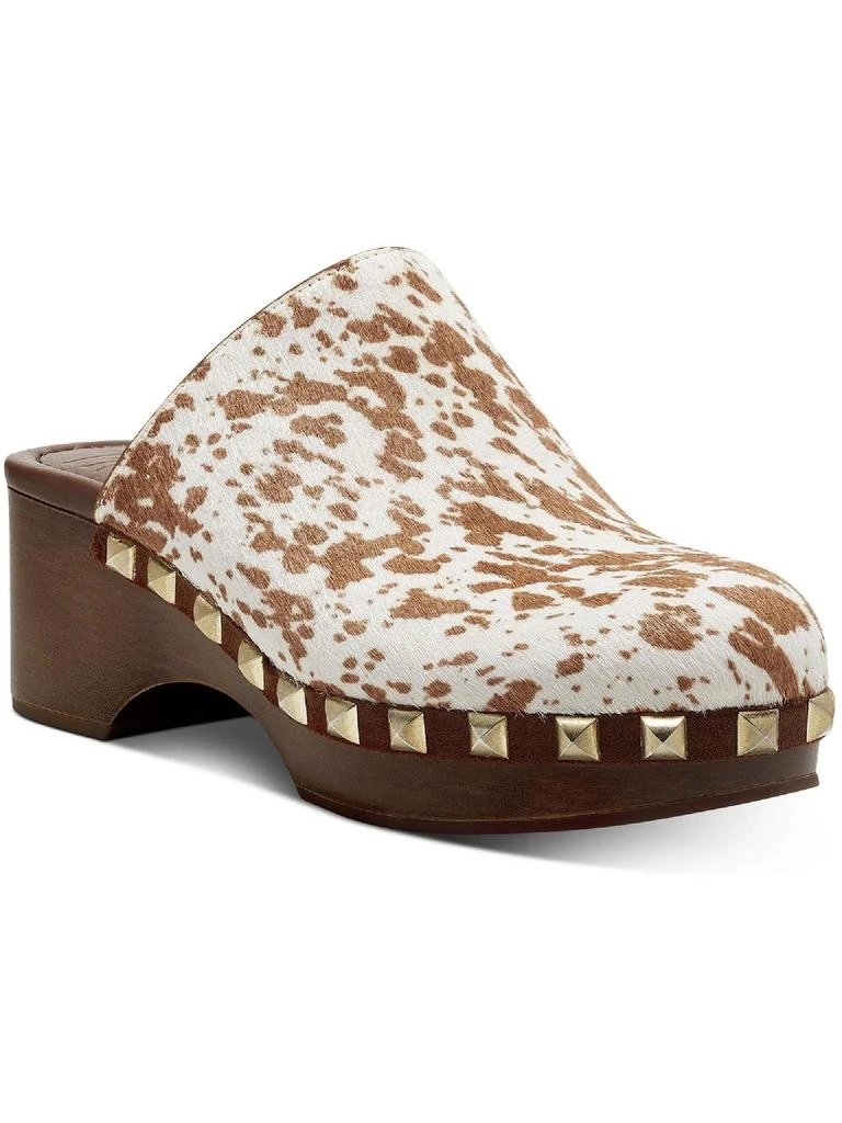 商品INC International|Cianna Womens Calf Hair Closed Toe Mule Sandals,价格¥170-¥325,第1张图片