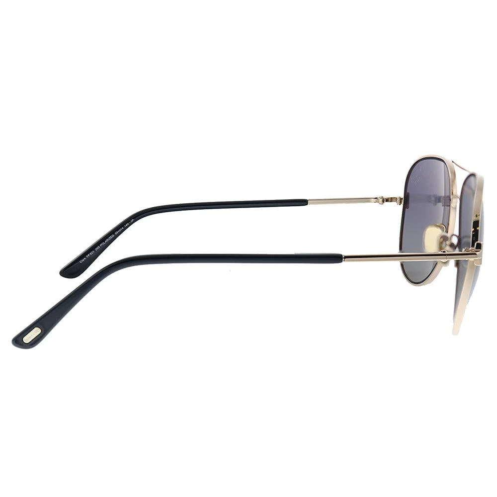 商品Tom Ford|Tom Ford Clark TF 823 28D 61mm Unisex Aviator Sunglasses,价格¥1512,第3张图片详细描述