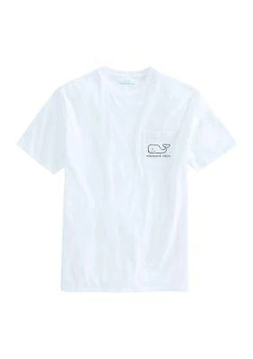 商品Vineyard Vines|Vines Mens Vintage Whale Short Sleeve Pocket T Shirt,价格¥337,第2张图片详细描述