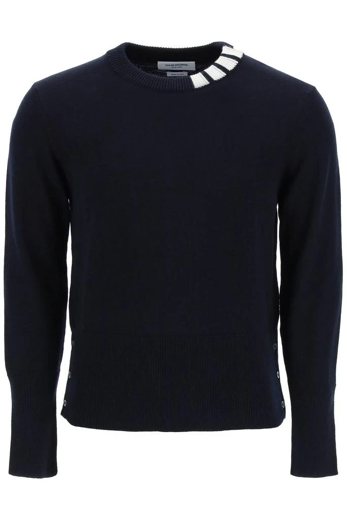 商品Thom Browne|Thom browne merino wool sweater,价格¥4041,第2张图片详细描述