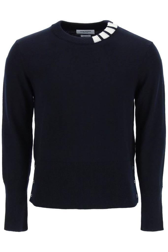 商品Thom Browne|Thom browne merino wool sweater,价格¥4427-¥7692,第4张图片详细描述