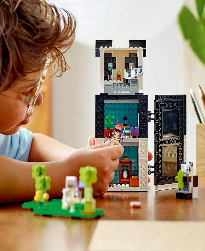 商品LEGO|Minecraft The Panda Haven 21245 Toy Building Set with Jungle Explorer, Panda, Baby Panda and Skeleton Figures,价格¥373,第3张图片详细描述