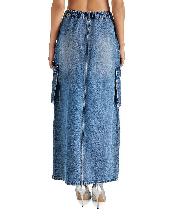 商品Steve Madden|Benson Cotton Center Slit Denim Skirt,价格¥727,第3张图片详细描述