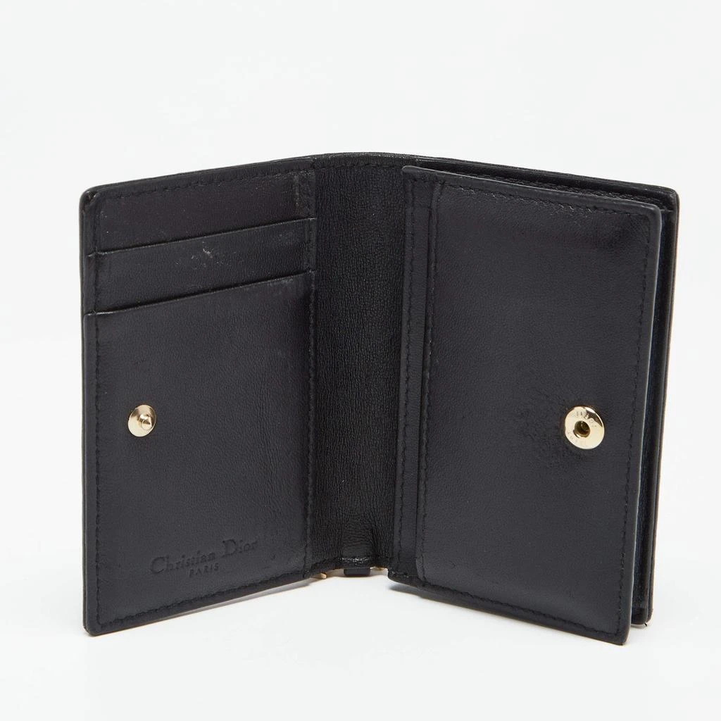 商品[二手商品] Dior|Dior Black Cannage Leather Mini Lady Dior Card Case,价格¥1503,第2张图片详细描述