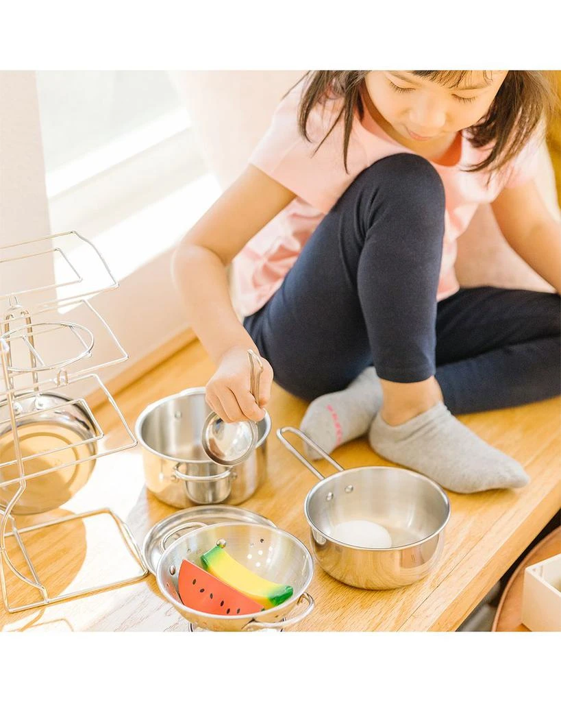 Stainless Steel Pots & Pans Play Set - Ages 3+ 商品