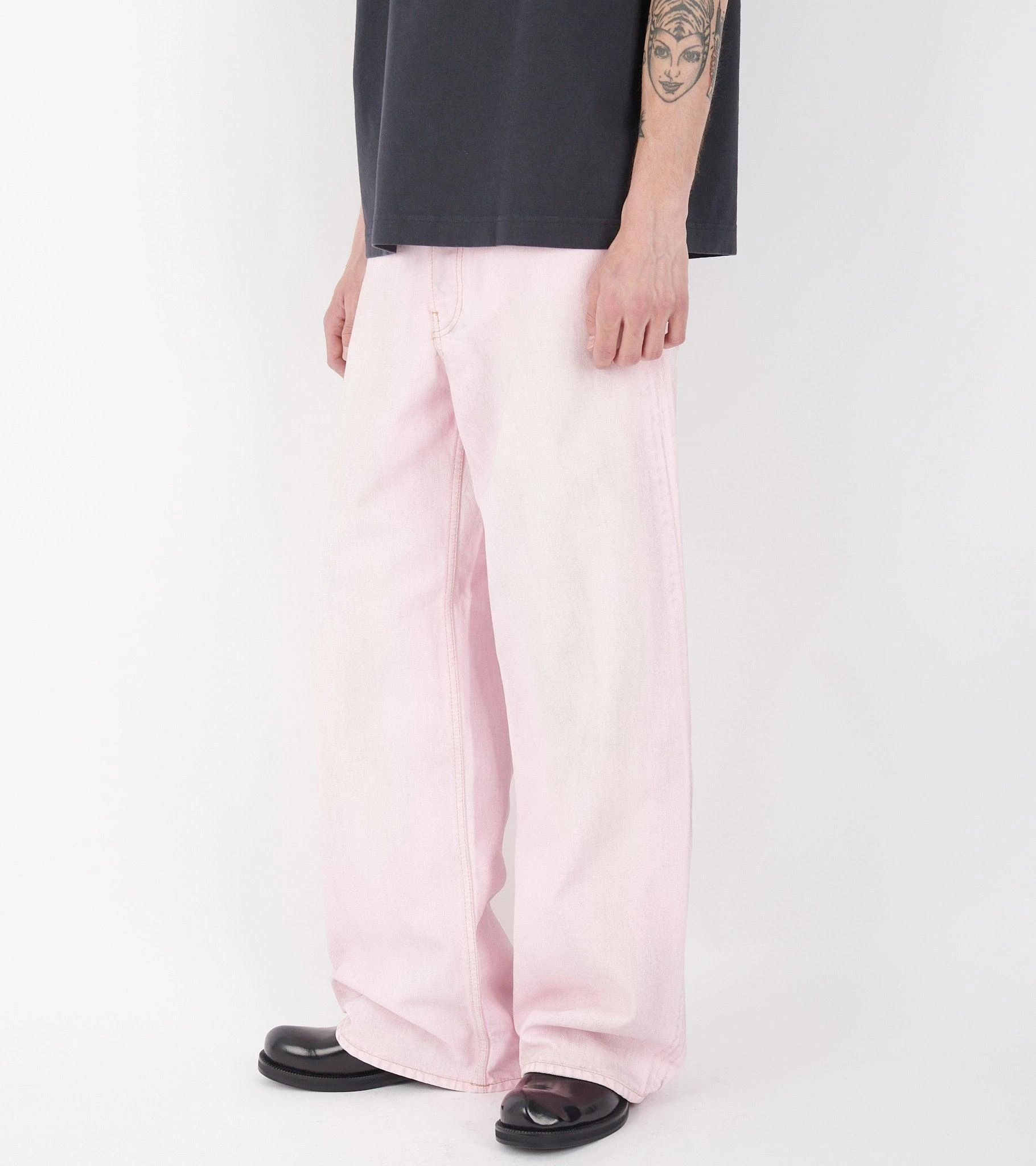 商品【商品预售7天】 Acne Studios|Acne Studios 男士牛仔裤 ACNESTUDIOS1981UTRAFFICPINKC00085418 粉红色,价格¥4674,第4张图片详细描述