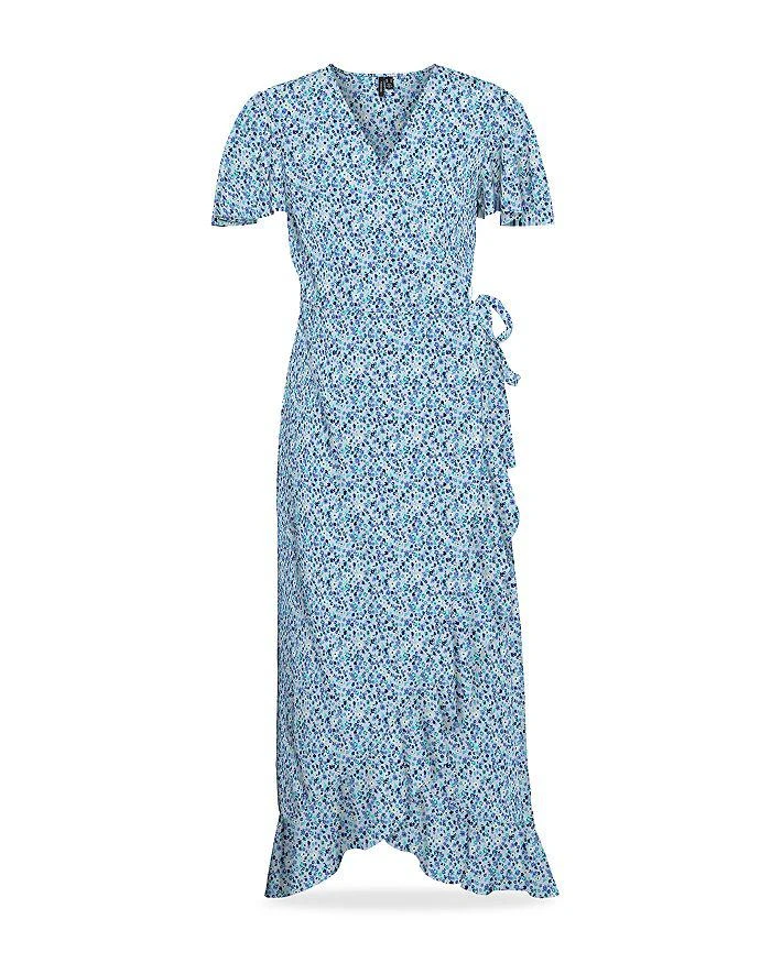 商品VERO MODA|Emma Maxi Wrap Dress,价格¥177,第1张图片