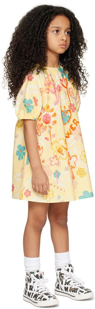 商品Marni|Kids Yellow Printed Dress,价格¥1036,第2张图片详细描述