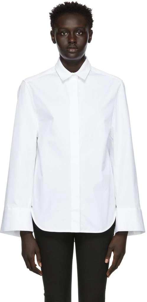 商品Totême|White Heavy Cotton Shirt,价格¥1064,第1张图片