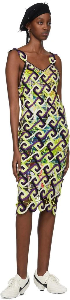 商品Charles Jeffrey Loverboy|Multicolor Cotton Midi Dress,价格¥1500,第4张图片详细描述