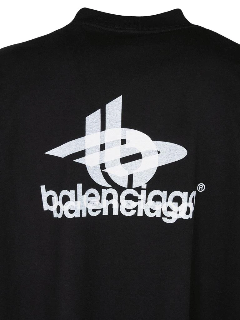 商品Balenciaga|Layered Sports Vintage Cotton T-shirt,价格¥6098,第5张图片详细描述