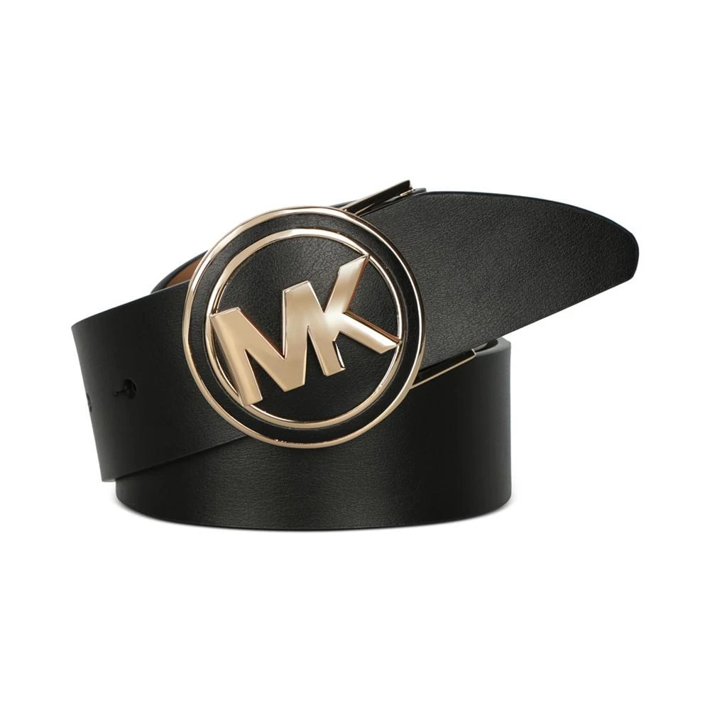 商品Michael Kors|Women's Circle-Buckle Leather Belt,价格¥192,第1张图片