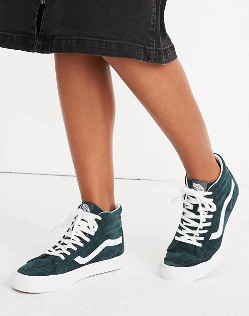 商品Madewell|Vans® Unisex SK8-Hi 男女同款麂皮高帮休闲鞋(复刻版),价格¥436,第4张图片详细描述