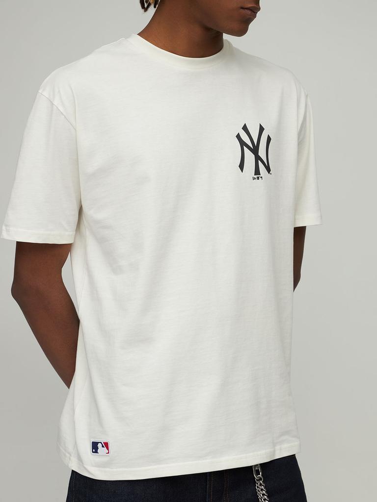 商品New Era|Oversize Big Ny Logo Cotton T-shirt,价格¥322,第4张图片详细描述