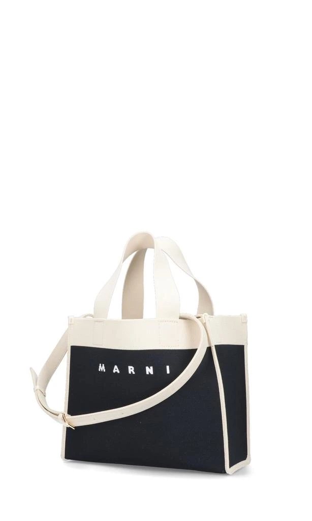 商品Marni|Marni Logo Jacquard Colour-Block Small Tote Bag,价格¥4486,第2张图片详细描述