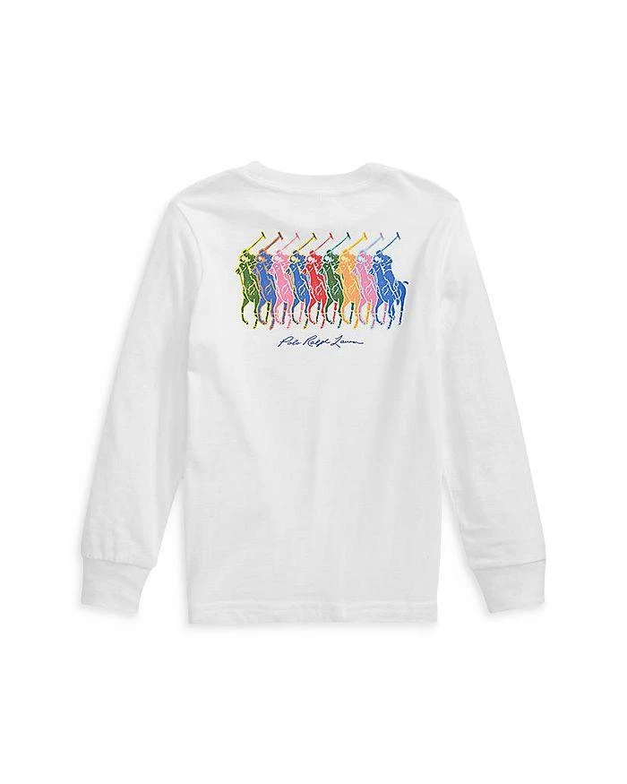 商品Ralph Lauren|Boys' Long Sleeve Cotton Big Pony Tee - Little Kid,价格¥178,第2张图片详细描述