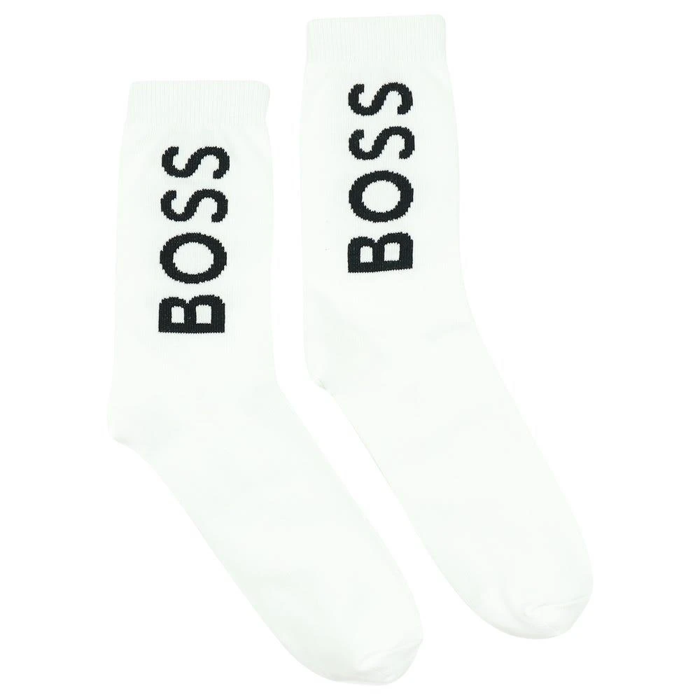 White & Black 2PK Logo Socks 商品