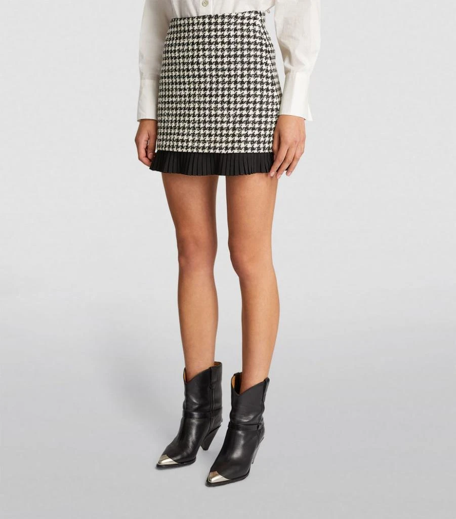 商品Sandro|Tweed Houndstooth Mini Skirt,价格¥1833,第3张图片详细描述