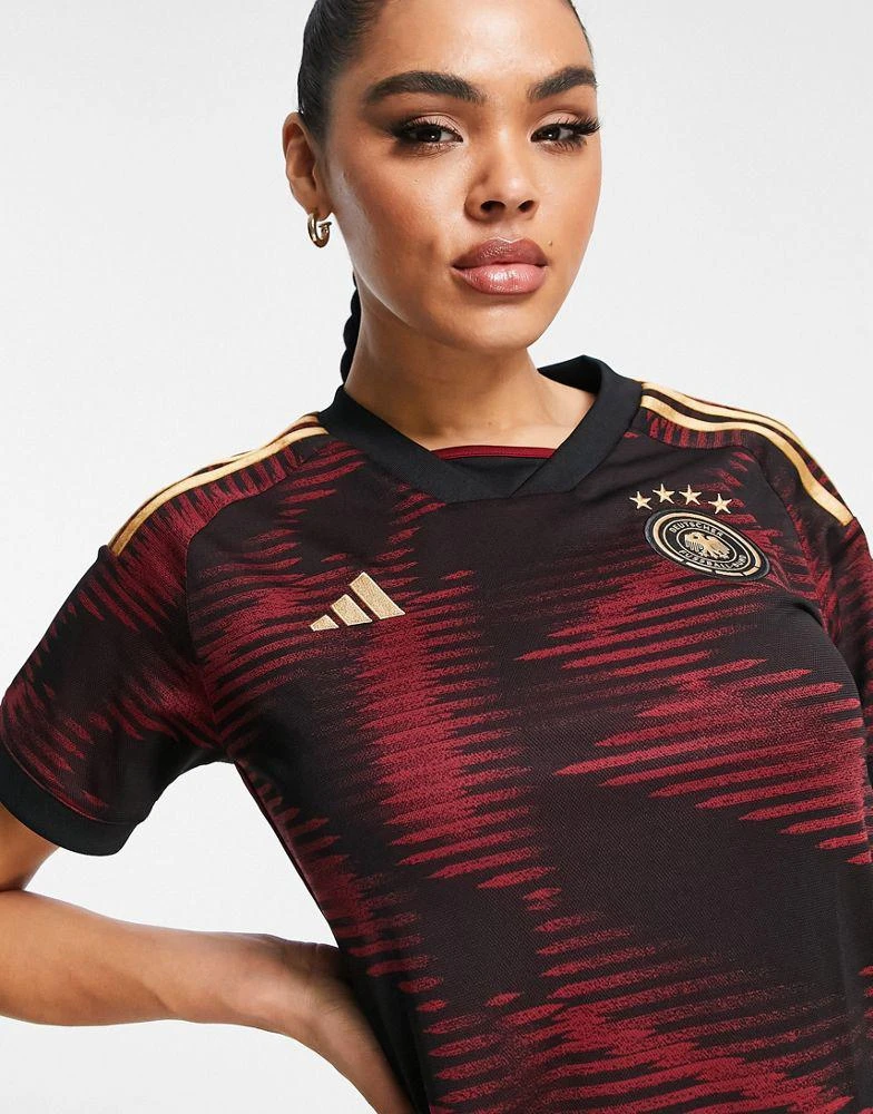 商品Adidas|adidas Football Germany World Cup 2022 away shirt in black,价格¥302,第3张图片详细描述