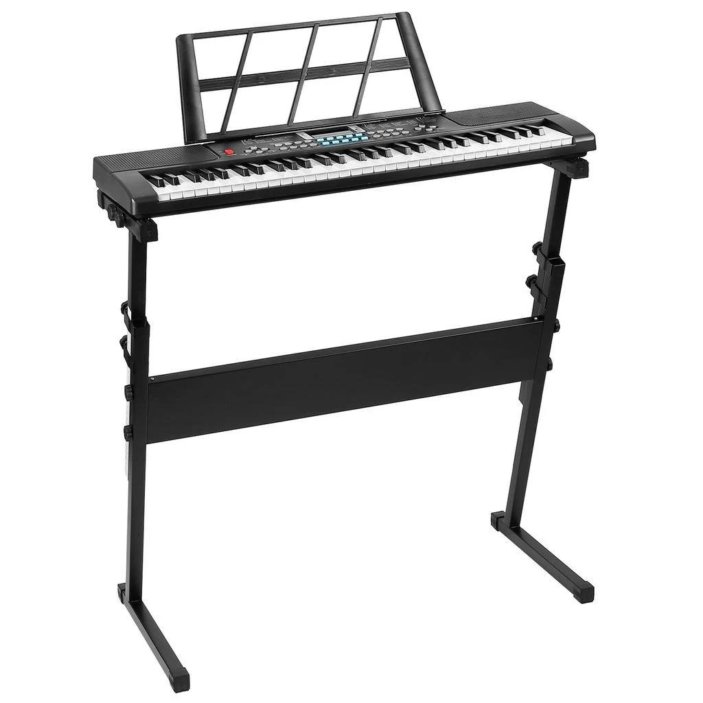 商品Fresh Fab Finds|61-Key Digital Music Keyboard with Stand & Microphone for Kids,价格¥946,第2张图片详细描述