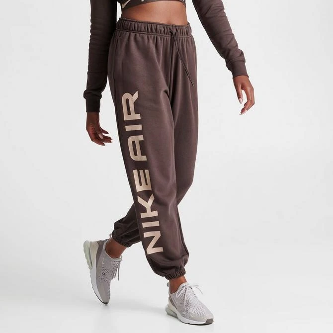 商品NIKE|Women's Nike Sportswear Air Fleece Oversized High-Rise Jogger Pants,价格¥442,第3张图片详细描述