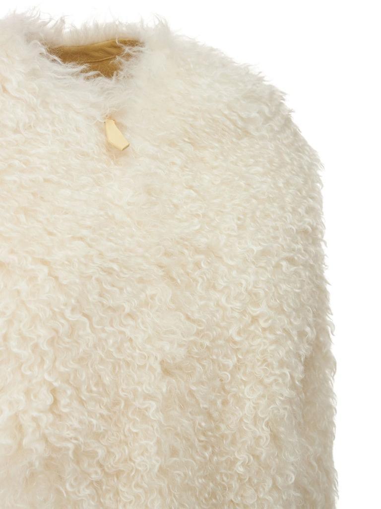 商品Burberry|Hooded Mohair Blend Jacket,价格¥35946,第4张图片详细描述