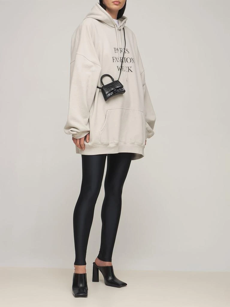 商品Balenciaga|Mini Hourglass Croc Embossed Leather Bag,价格¥9667,第1张图片详细描述