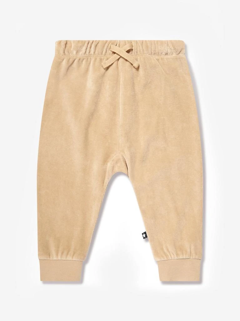 商品MOLO|Molo Kids Branded Joggers in Beige,价格¥160,第1张图片