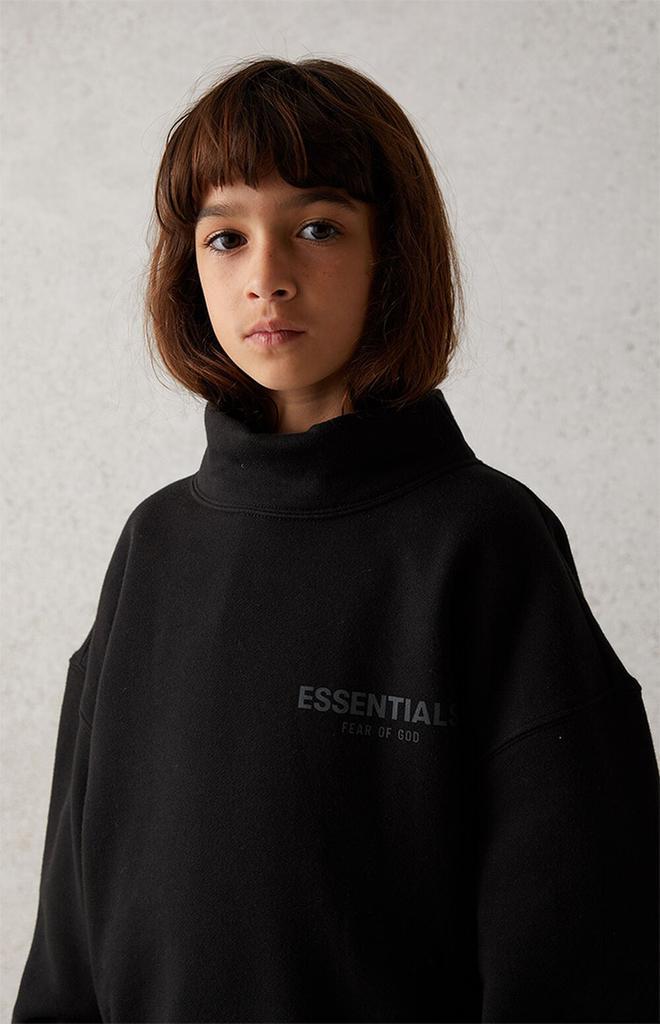 商品Essentials|Black Mock Neck Sweatshirt,价格¥223,第7张图片详细描述