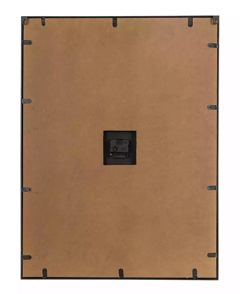 商品Glitzhome|Oversized Farmhouse Wooden Wall Clock,价格¥1102,第4张图片详细描述