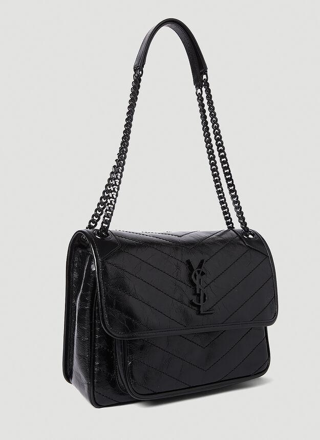 商品Yves Saint Laurent|Niki Medium Shoulder Bag in Black,价格¥20412,第4张图片详细描述