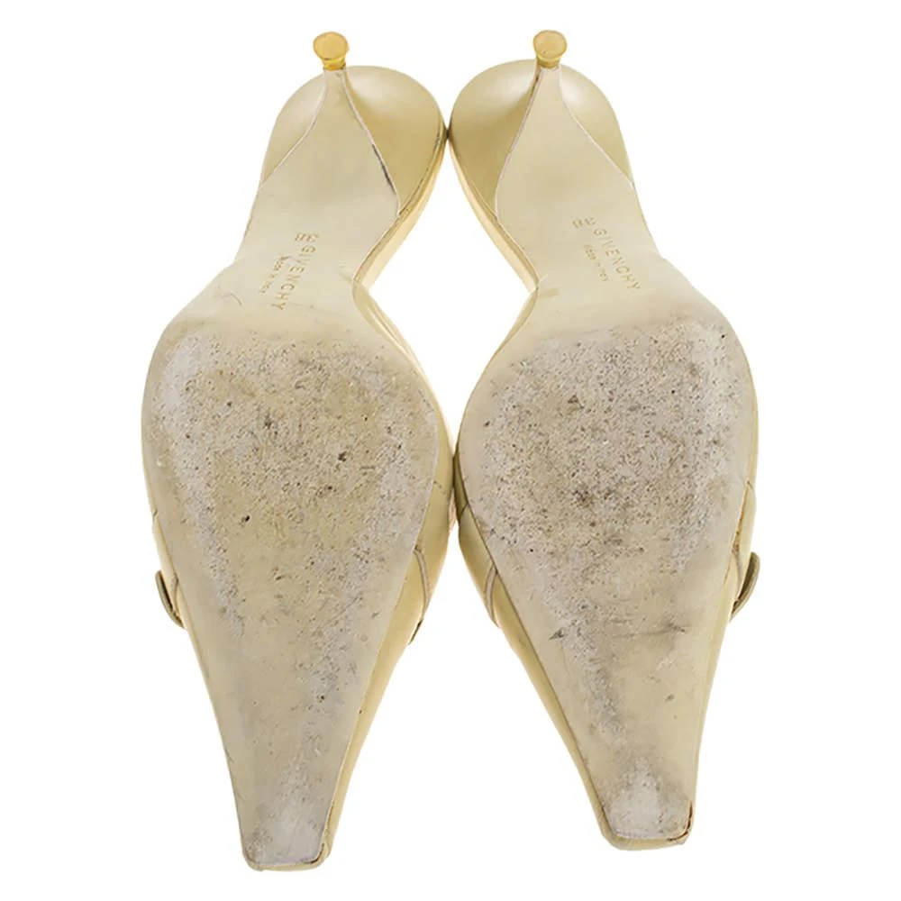 Givenchy Yellow Leather Pointed Toe Mules Size 38 商品