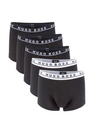 商品Hugo Boss|5-Pack Logo Trunks,价格¥293,第1张图片