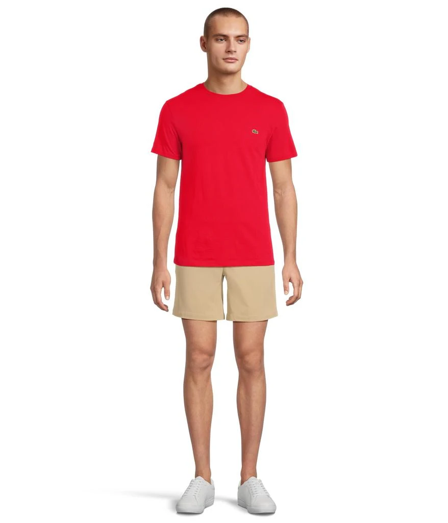 商品Lacoste|Short-Sleeve Pima Jersey Crewneck T-Shirt,价格¥488,第5张图片详细描述