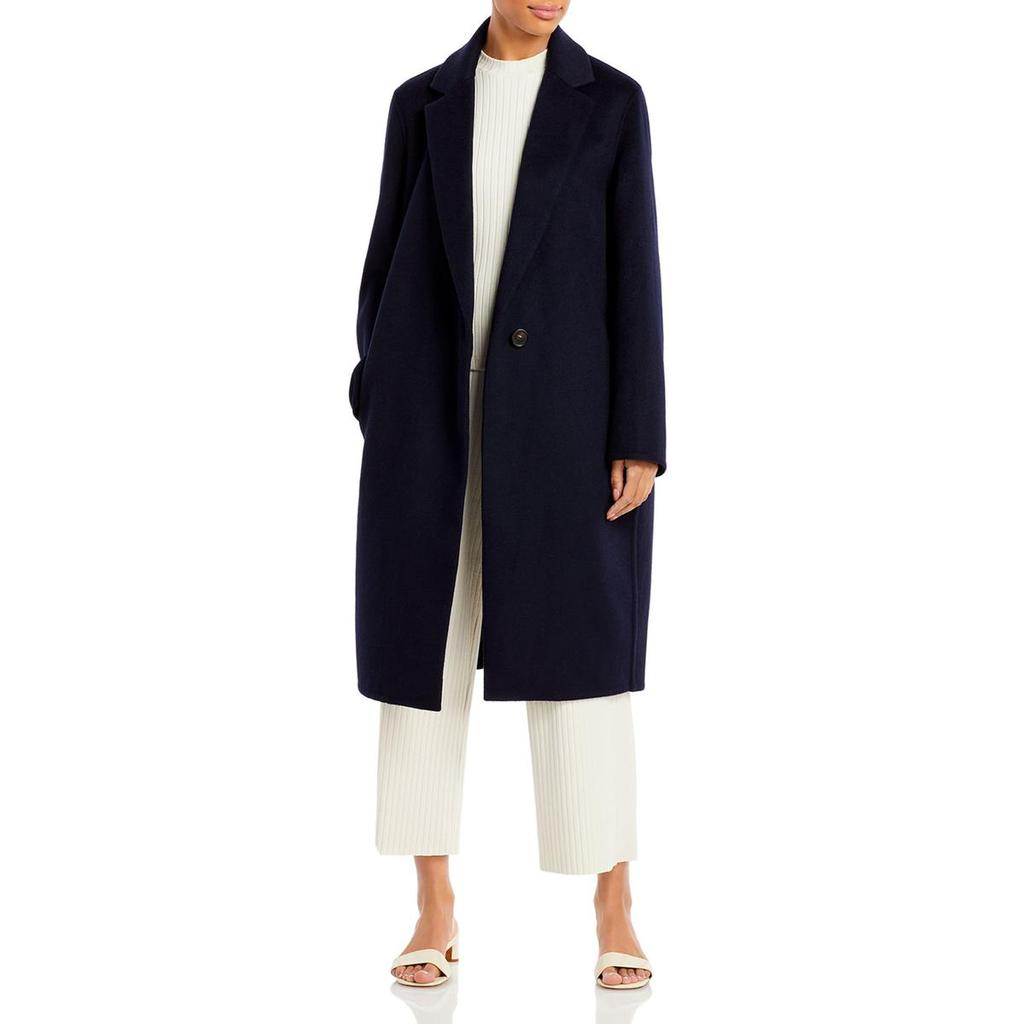 Vince Womens Wool Blend Long Wool Coat商品第1张图片规格展示