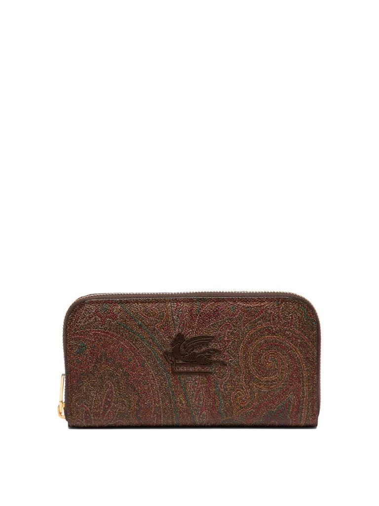 商品ETRO|Pegaso Wallets & Card Holders Bordeaux,价格¥1619,第1张图片