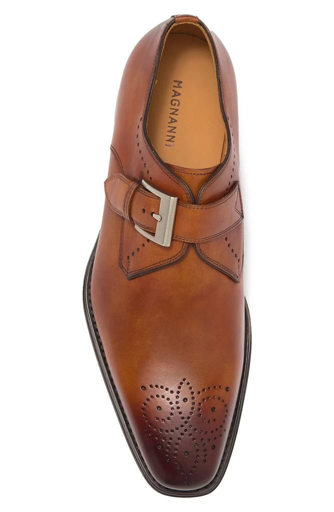 商品Magnanni|Mallory Leather Monk Strap Dress Shoe,价格¥1654,第4张图片详细描述