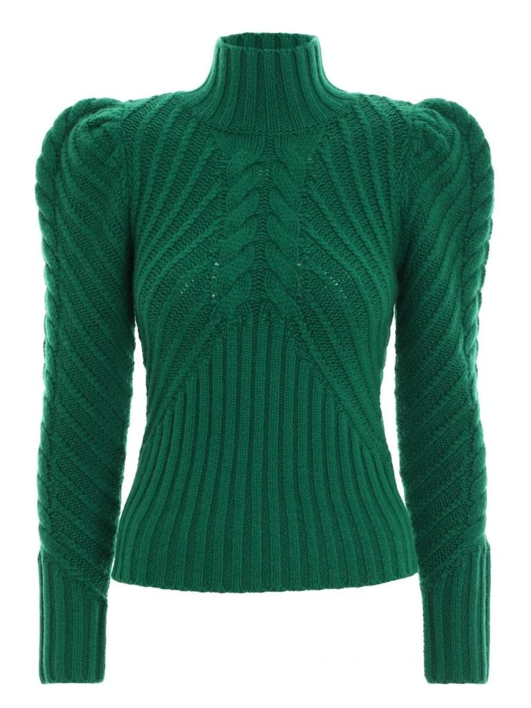 商品Zimmermann|Zimmermann Green Cashmere Blend Sweater,价格¥5089,第1张图片