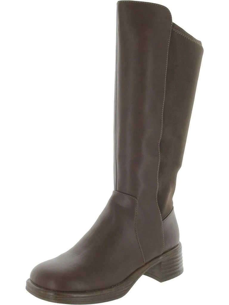 商品Steve Madden|Aquel Girls Faux Leather Big Kids Knee-High Boots,价格¥375,第1张图片